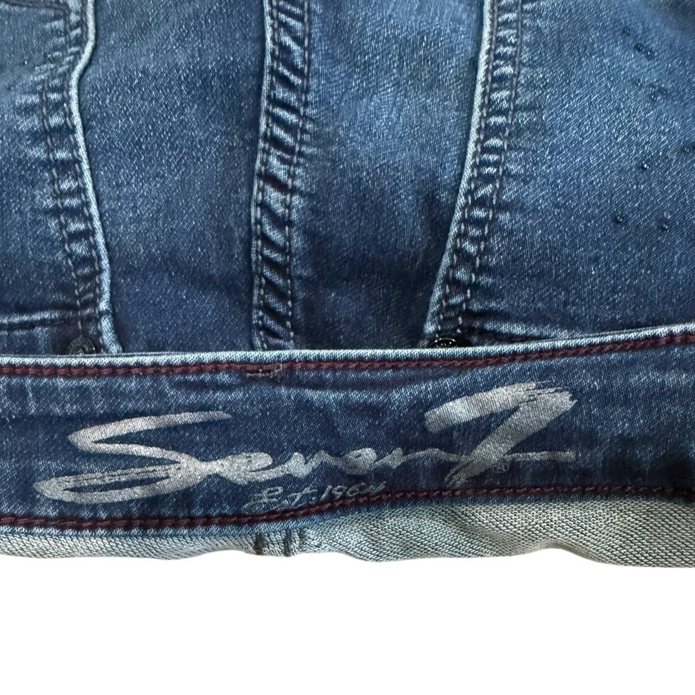 Seven7 Jeans – Women’s Size 10 Stretch Skinny / Legging Jean, Dark Wash - Picture 5 of 6